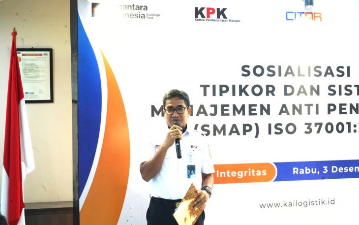 KAI Logistik Gelar Sosialisasi TIPIKOR dan SMAP