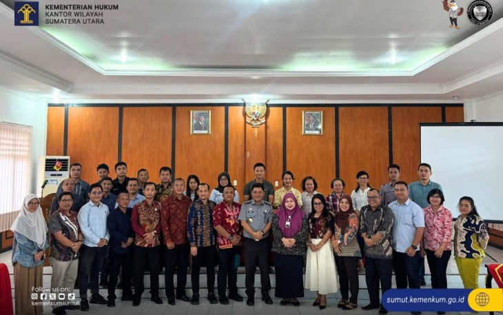 Kanwil Kemenkum Sumut Dukung Sosialisasi Paralegal di Nias