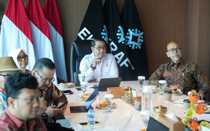 Menteri Ekonomi Kreatif, Teuku Riefky Harsya, menerima audiensi dari Perwakilan Duta Besar RI untuk Jenewa, Jakarta, Selasa (4/11/2025).