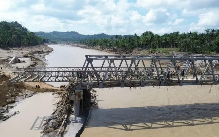 Kementerian PU Pasang 5 Jembatan Darurat di Jalur Pidie–Takengon hingga Banda Aceh–Medan