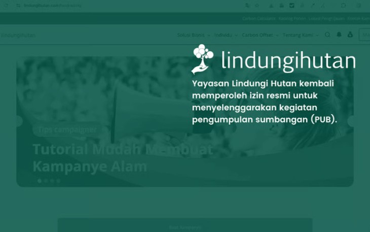 Kementerian Sosial Terbitkan Izin Pengumpulan Sumbangan untuk Program LindungiHutan 2025