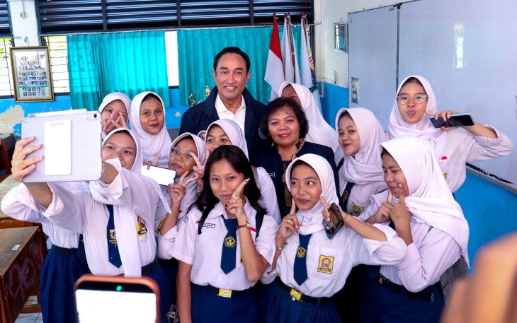 Kepala BNN RI Ajak Pelajar SMPN 70 Jakarta Wujudkan Sekolah Bersinar