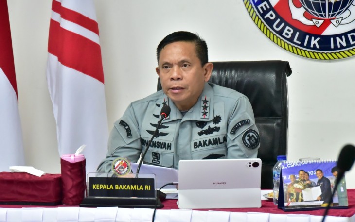 Kepala Bakamla RI Laksdya TNI Dr. Irvansyah, S.H., M.Tr.Opsla.
