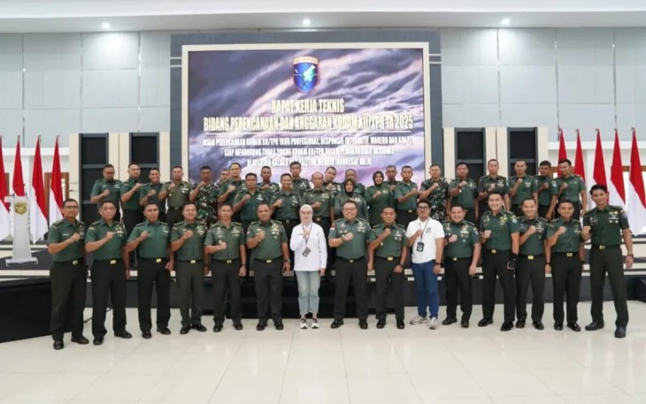 Kesiren Korem 121/ABW Hadiri Rakernis Bidang Perencanaan dan Anggaran Kodam XII/TPR 2025