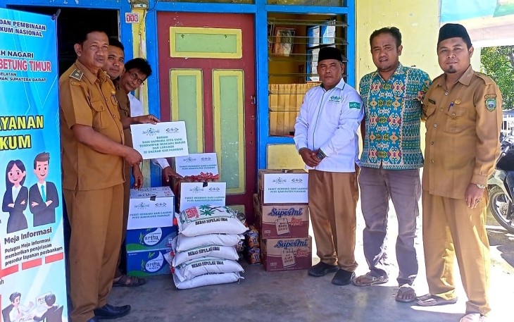 LAZISNU Salurkan Sembako untuk Korban Bencana