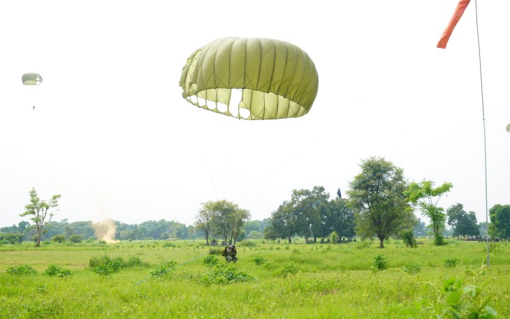 Latihan Terjun di Grati Pasuruan