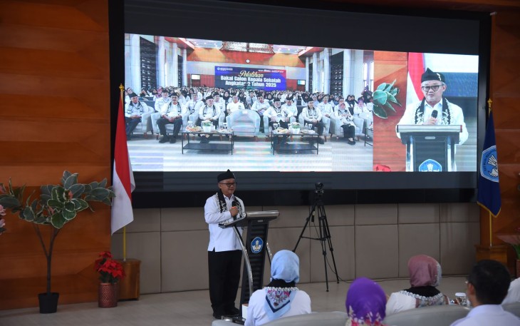 Mendikdasmen Abdul Mu’ti saat Menutup Pelatihan 431 Calon Kepala Sekolah