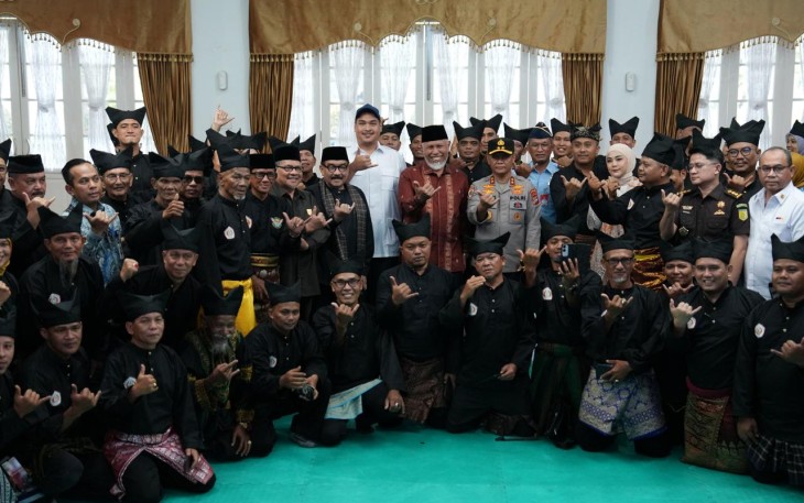 Pelantikan Pengurus Ikatan Pencak Silat Indonesia (IPSI) Sumatera Barat periode 2025–2029 di Auditorium Gubernuran, Kamis (3/7).