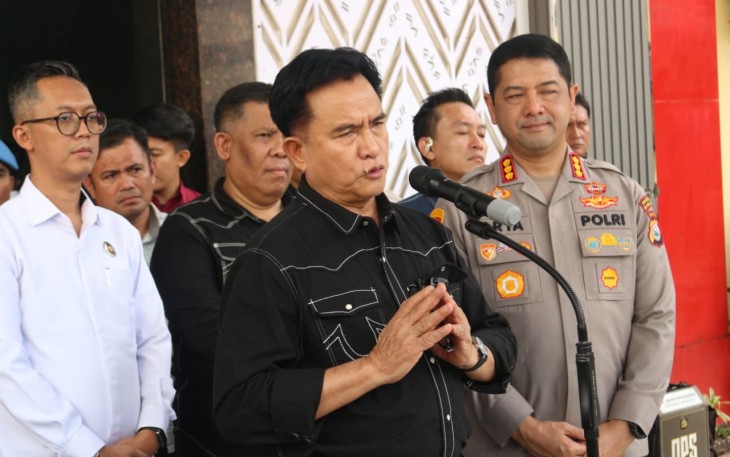 Menteri Koordinator (Menko) Bidang Hukum, HAM, Imigrasi, dan Pemasyarakatan (Kumham Imipas) Yusril Ihza Mahendra