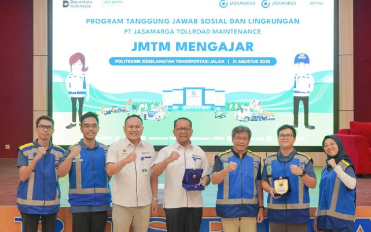 PT Jasamarga Tollroad Maintenance Gelar JMTM Mengajar di Politeknik Keselamatan Transportasi Jalan