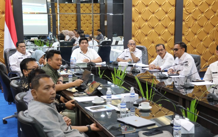 Ekspose Hasil Kajian Pemekaran Kecamatan Bintan Timur, Rabu (15/10) di Ruang Rapat II Bandar Seri Bentan.