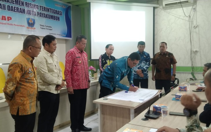 Launching SIGAP yang digelar di Aula Gedung Bappeda Kota Payakumbuh dibuka secara resmi oleh Wakil Wali Kota Payakumbuh, Elza Daswarman, Rabu, 4 September 2025.