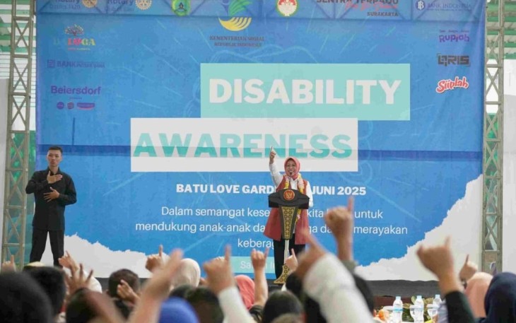 Penasihat I DWP Kemensos Fatma Saifullah Yusuf bersama jajaran DWP