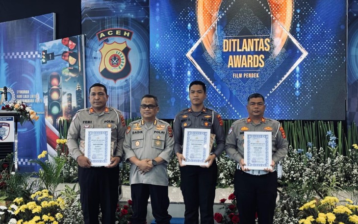 Polres Aceh Singkil saat Raih Dua Penghargaan di Hari Lalu Lintas Bhayangkara ke-70