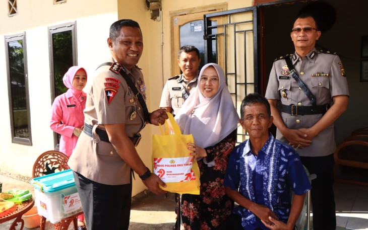 Polres Oku Timur Melaksanakan Kegiatan Anjangsana