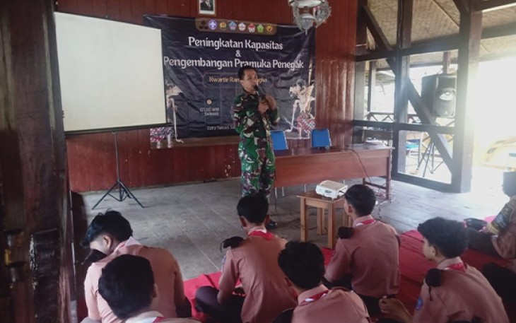 Peningkatan kompetensi dan pembinaan Pramuka Penegak se-Kwartir Ranting Kecamatan Dongko.