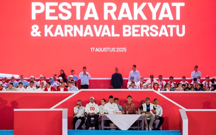 Presiden Prabowo Pimpin Karnaval Bersatu, 17 Agustus 2025