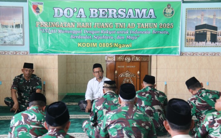 Doa Bersama Peringati Hari Juang TNI AD