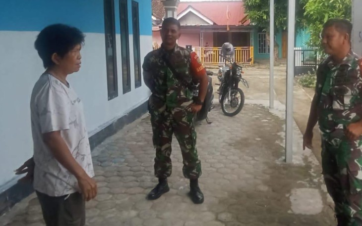 Satgas TMMD Ke-124 Kodim 0408/BS Gelar Komsos di Sekolah