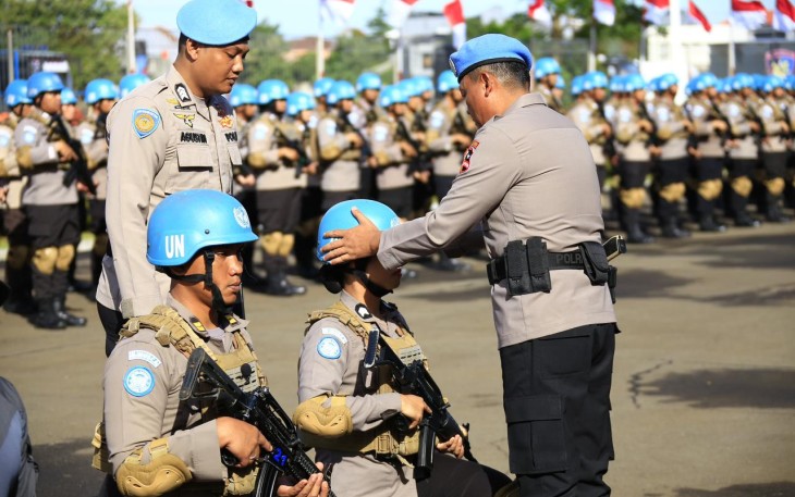 Latpragas Satgas FPU 7 MINUSCA Resmi Dimulai