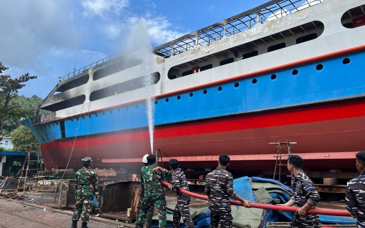 Pasca pemadaman kebakaran KM UKI RAYA 23 