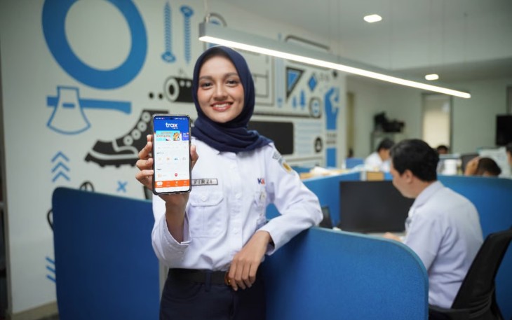 Transaksi Digital Kurir Aplikasi KAI Logistik TRAX Meningkat