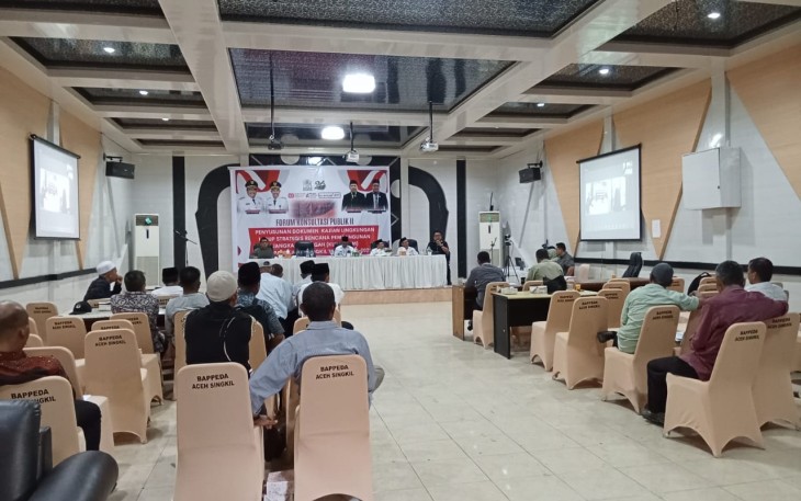 Wabup Aceh Singkil Buka Konsultasi Publik II