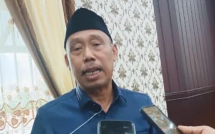 Wakil Ketua DPRD Kabupaten Trenggalek, M. Hadi saat diwawancarai.