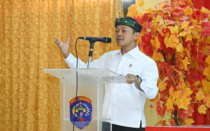Wamendikdasmen Fajar Riza Ul Haq dalam “Dialog Pendidikan” di Tarakan, Kalimantan Utara, Selasa (2/12).