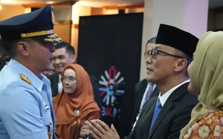 Danlanud Sultan Hasanuddin saat Hadiri Pelantikan Pj. Gubernur Sulawesi Selatan
