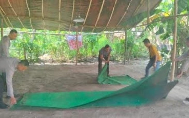 Arena judi sabung ayam di Bagor Nganjuk 