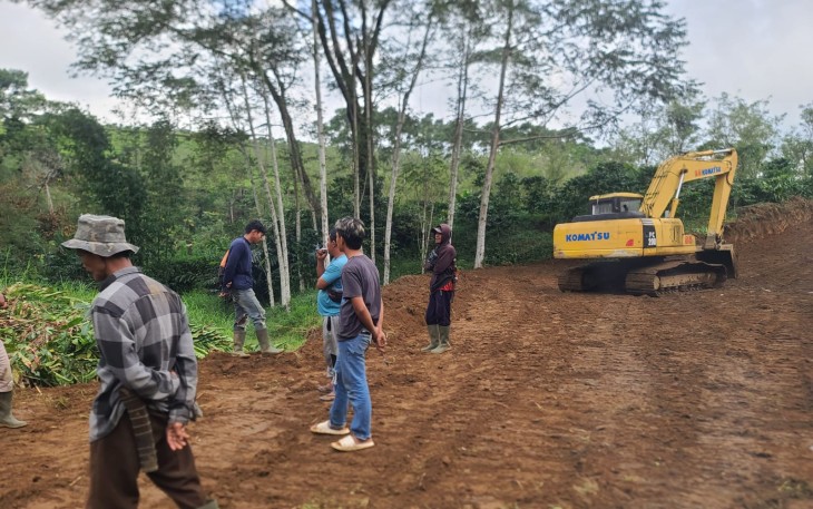 Jalan Usa Tani Desa Air Sempiang Telah Selesai Dikerjakan Pihak TPK