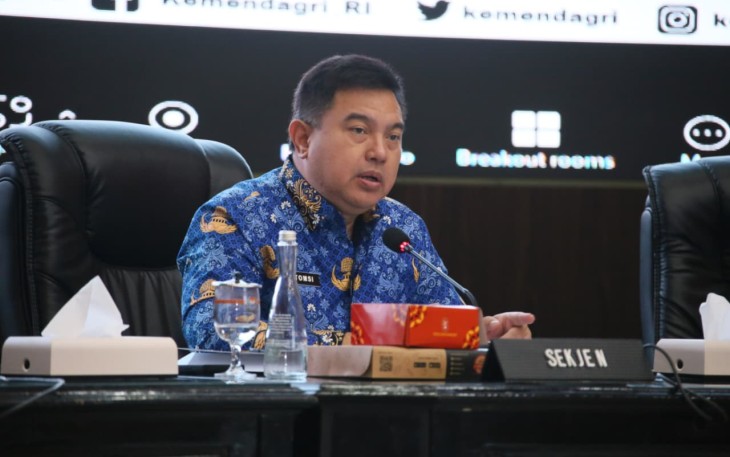 Sekretaris Jenderal (Sekjen) Kementerian Dalam Negeri (Kemendagri) Tomsi Tohir