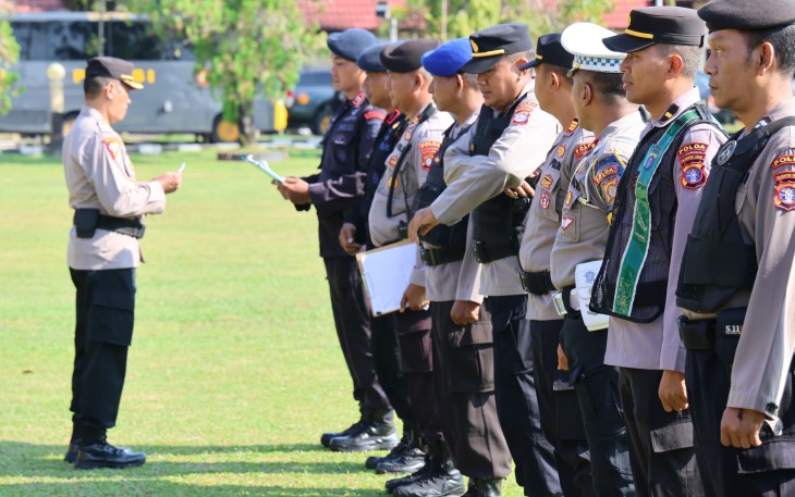 Polda Kalteng Gelar Apel Siaga