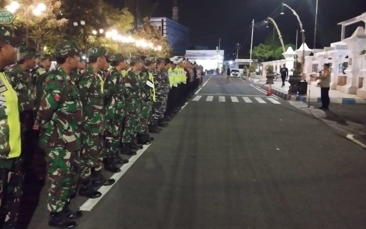 Personel Kodim 0801/Pacitan Ciptakan Situasi Kondusif