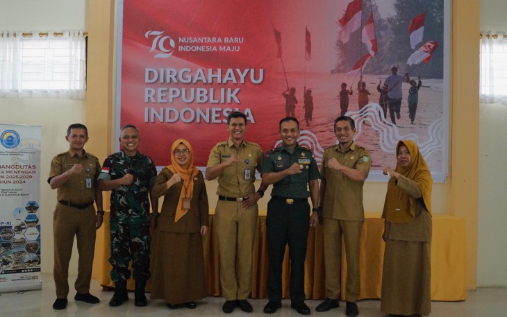 Danrem 121/Abw Brigjen TNI Purnomosidi, S.I.P., M.A.P., M.Han didampingi Kasiter Kasrem 121/Abw Kolonel Inf Mordechai Triyandono, S.I.P., melakukan Audiensi bersama Kepala BPPD Provinsi Kalimantan Barat, bertempat fi Kantor Badan Pengelolaan Perbatasan Darat (BPPD) Provinsi Kalimantan Barat, Selasa (11/03/2025)