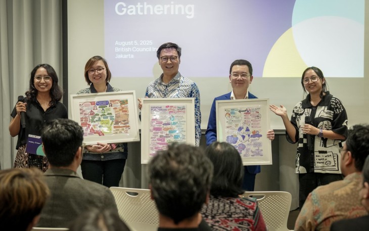  Wakil Menteri Ekonomi Kreatif (Wamen Ekraf) Irene Umar menghadiri Closing and Sharing Session ASEAN-UK Cultural and Creative Hubs Grant Scheme yang diselenggarakan di British Council Jakarta