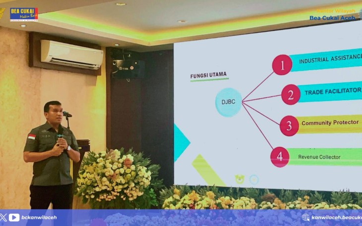 Bea Cukai Aceh Paparkan Tugas dan Fungsi dalam Rakernis Ditpolairud Polda Aceh 2025