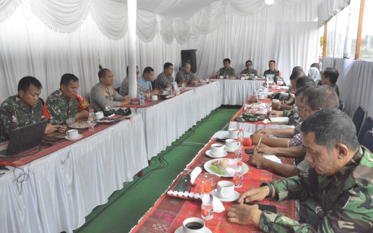 Danrem 023/KS dan Bupati Tapteng Gelar Rapat Penanganan Darurat PLTA Sipan Siaporas Pasca Banjir Bandang dan Tanah Longsor