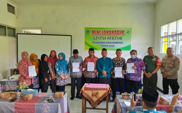 Danramil 0801/03 Arjosari Hadiri Kegiatan Mini Lokakarya Bidang Kesehatan