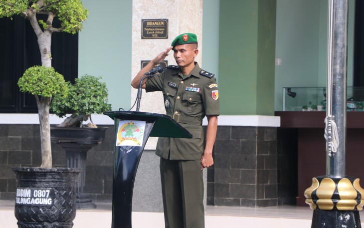 Kodim Tulungagung Gelar Upacara Hari Juang TNI AD ke-80
