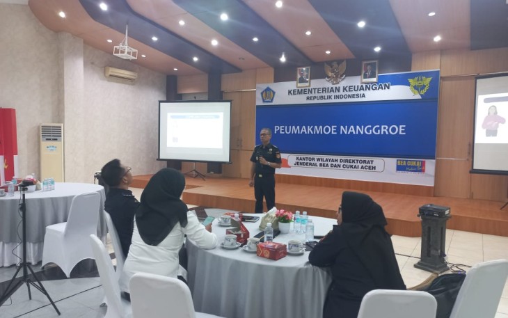 Kanwil Bea Cukai Aceh Gelar Peningkatan Kompetensi Pegawai Melalui Sosialisasi ICE CSC 