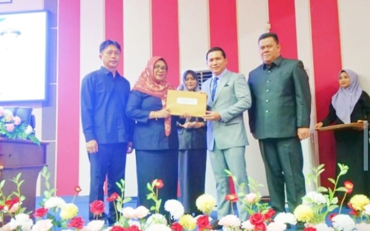 Rapat Paripurna Penyampaian Ranperda Penyelenggaraan KLA dan Kearsipan