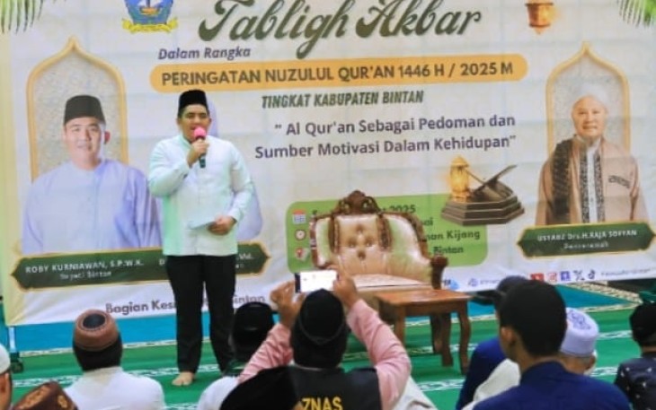 Pemkab Bintan Gelar Tablig Akbar Peringatan Nuzulul Quran 1446 H di Kijang