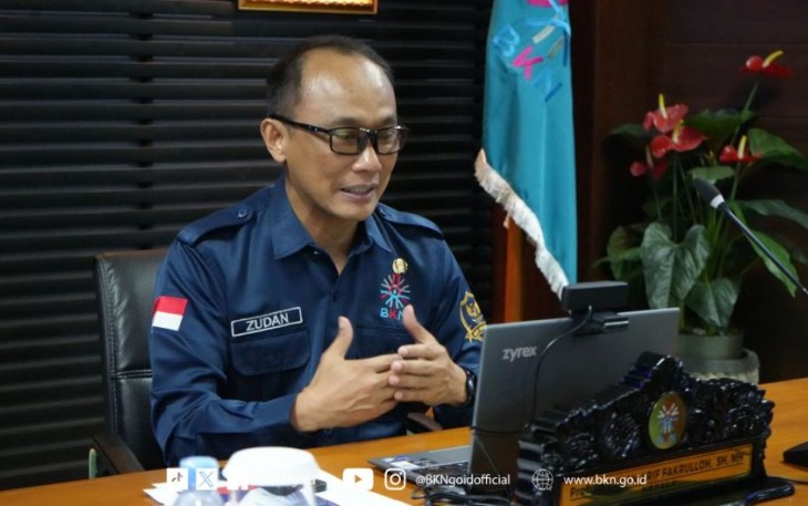 Kepala Badan Kepegawaian Negara (BKN) Prof. Zudan Arif 