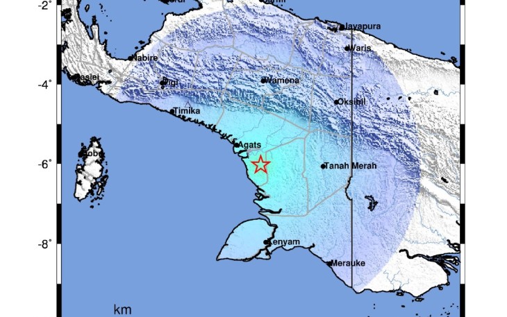 Gempa Bumi Tektonik M5.9 di Asmat dan Papua Tidak Berpotensi Tsunami