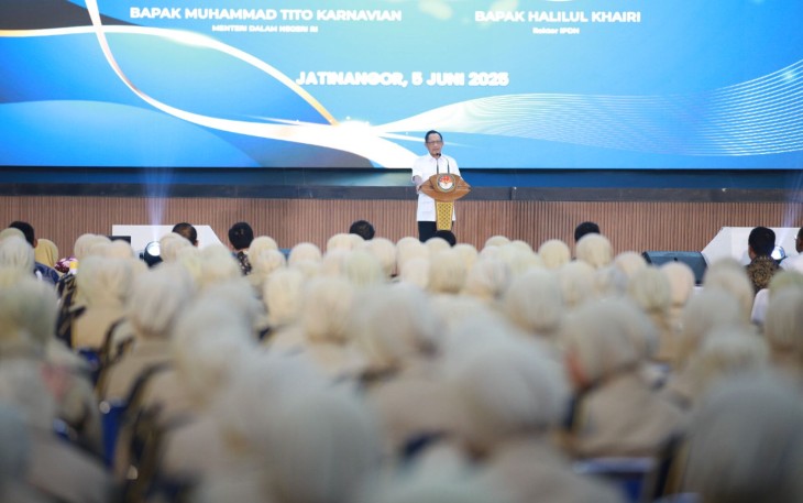 Mendagri Minta IPDN Tingkatkan Kapasitas Fiskal Menuju Kampus Mandiri dan Unggul