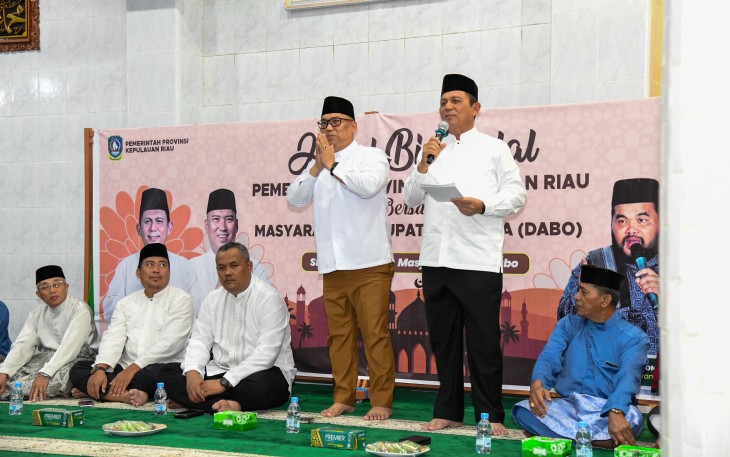 Masyarakat Dabo Singkep Antusias Hadiri Halal Bihalal Bersama Gubernur dan Wakil Gubernur Kepri