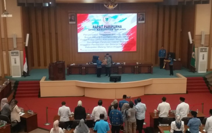 Rapat Paripurna DPRD Kabupaten Malang yang digelar pada Kamis (11/9/2025) lalu.