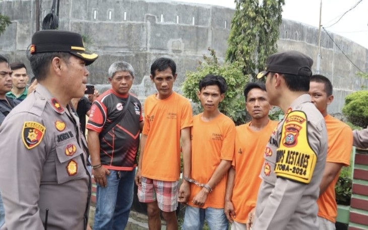 Wakapolrestabes Medan, AKBP Taryono Raharja dalam konferensi pers, Selasa (21/1).